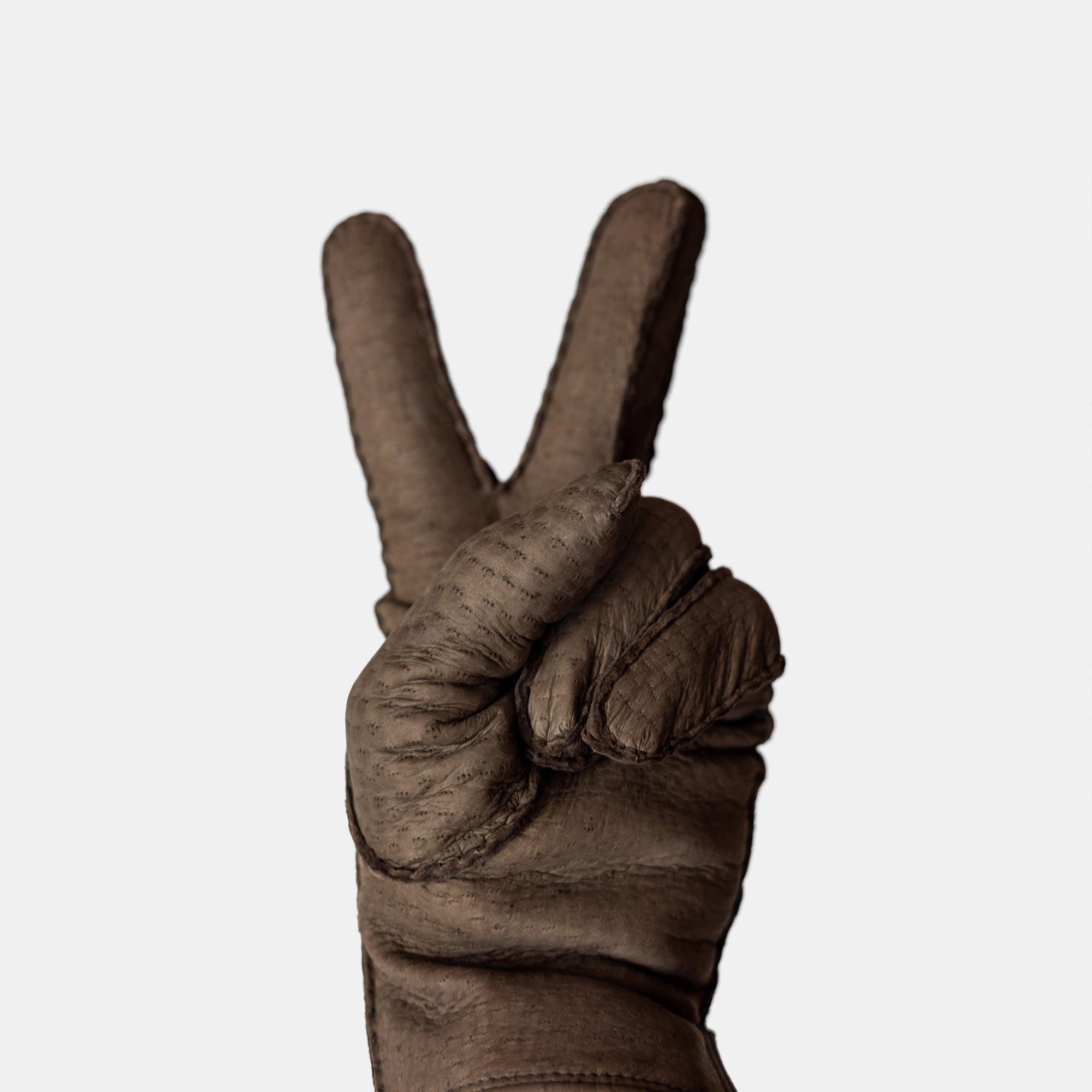 Leather Gloves Light Brown Leather