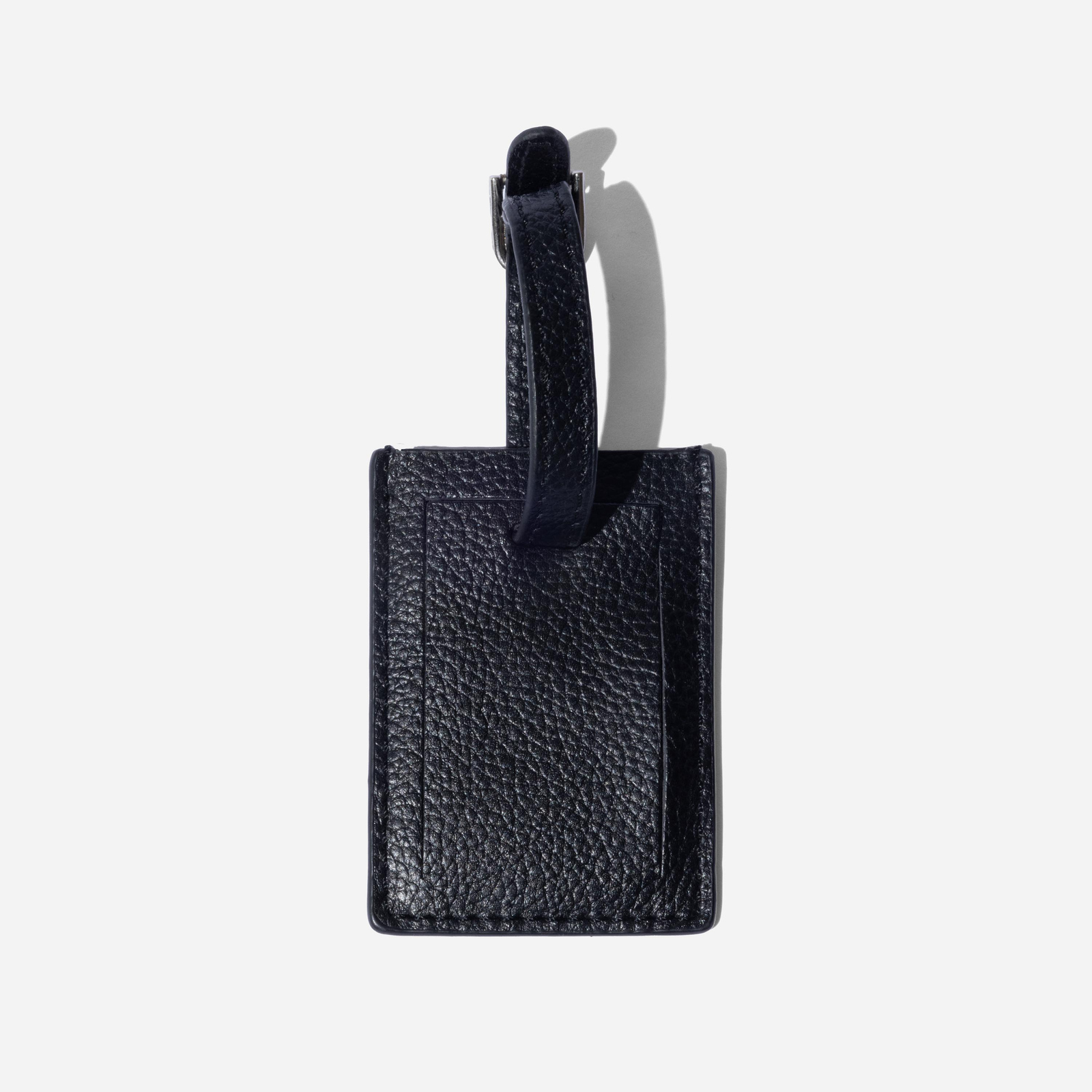 Baron — Luggage Tag Black Leather