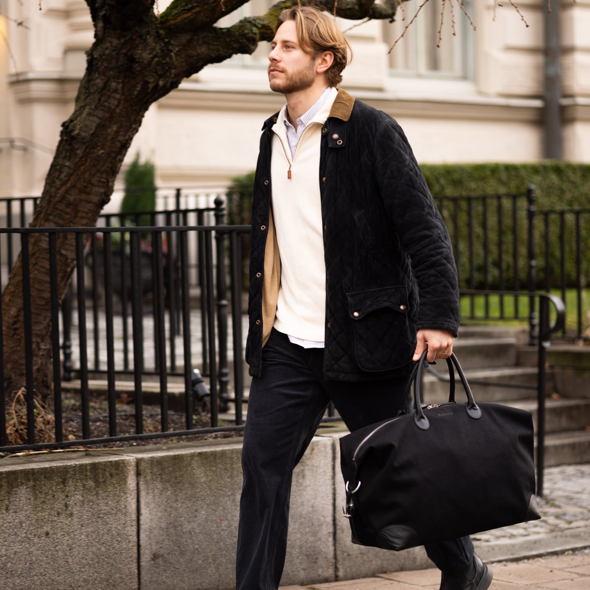 Weekend Bag Black Canvas