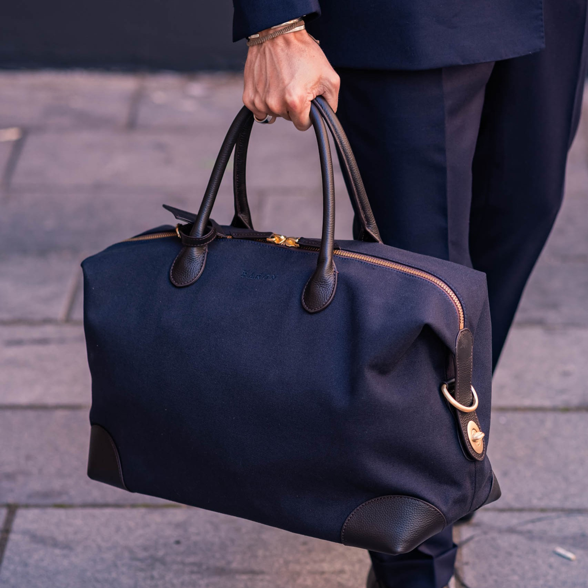 Weekend Bag Blue Canvas