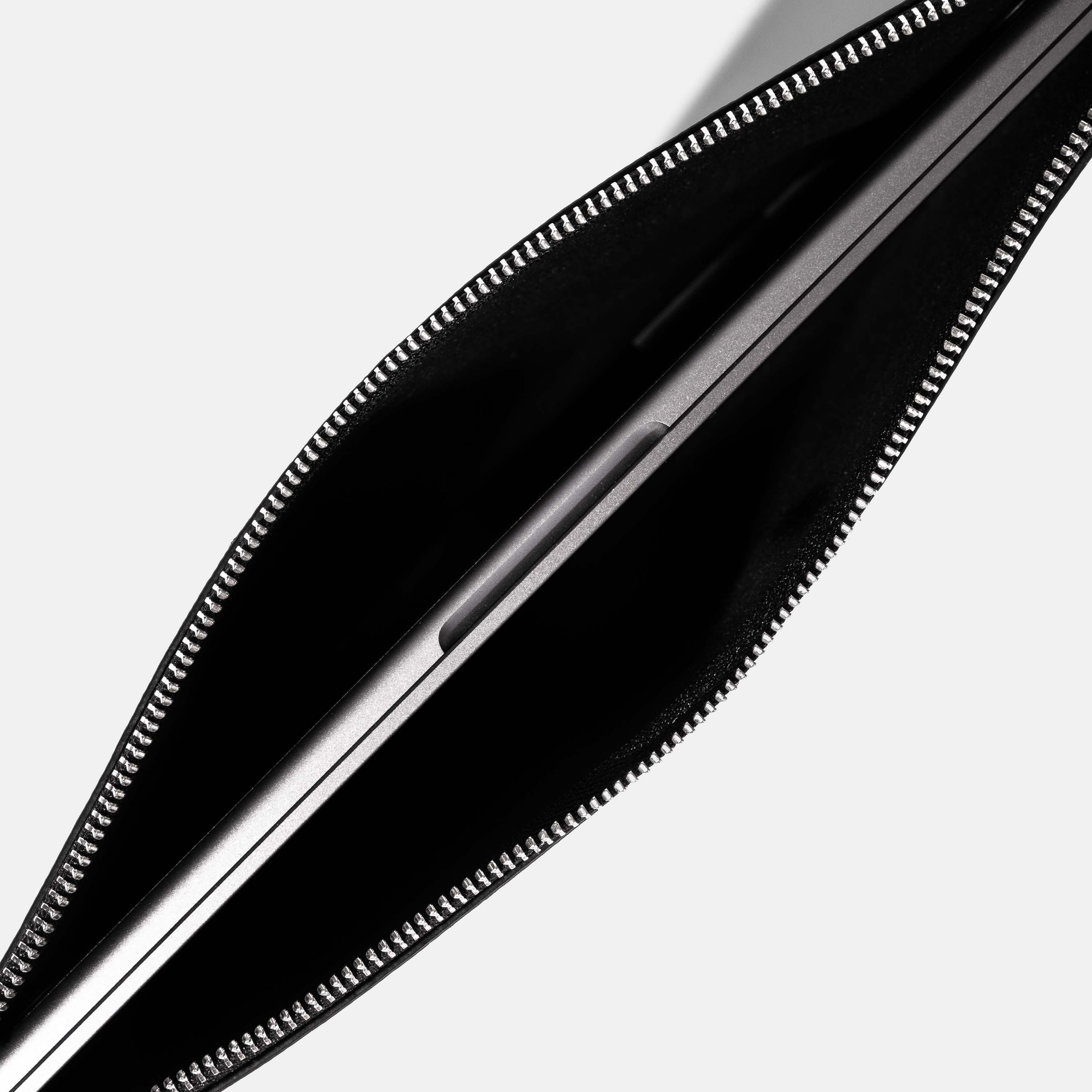 Laptop Sleeve Black Leather