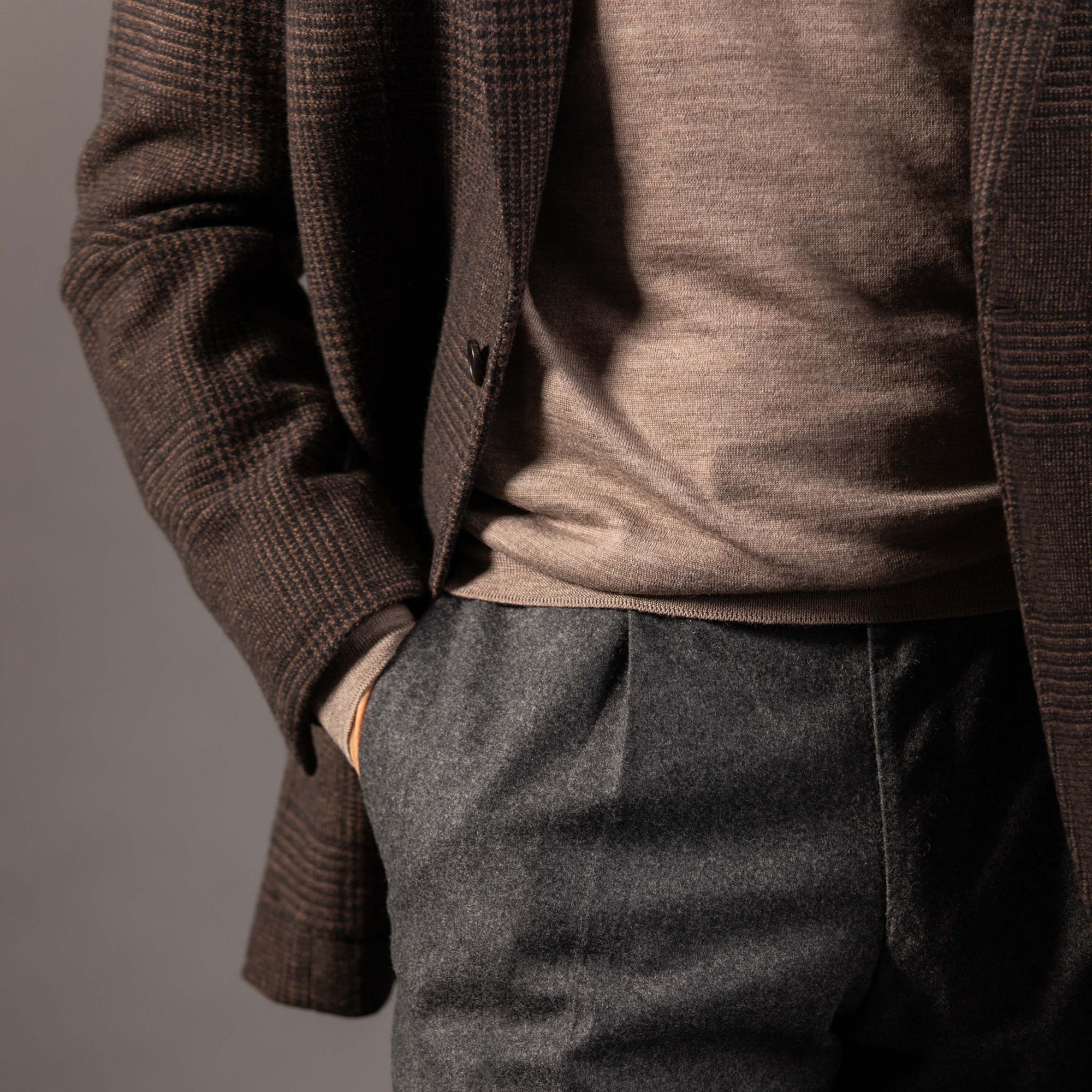 Götrich — Sport Jacket Brown Glen Check